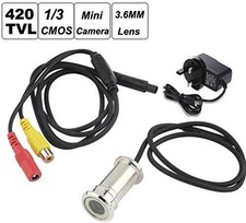 BW Mini 3.6mm Lens Surveillance Camera CCTV Door Eye CCTV Hole Home Security Co
