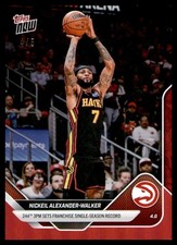 2025 Topps Now NBA Red Foil Parallel #245 Nickeil Alexander-Walker 4/5
