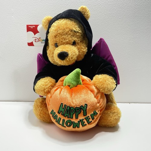 Disney Winnie the Pooh Happy Halloween Bat Costume Bear Plush Stuffed Animal 12” - Picture 2 of 9
