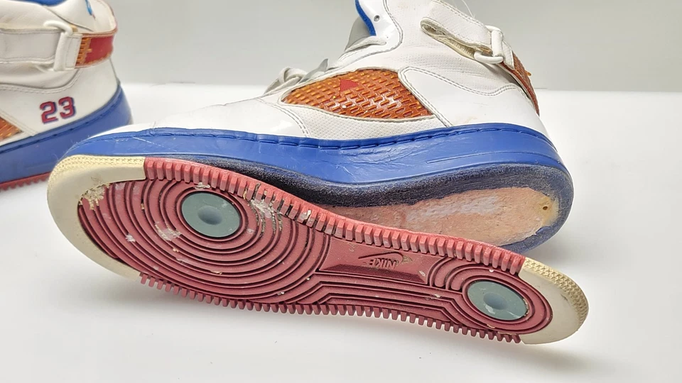 Air Jordan 5 V Fusion Varsity красная синяя лента 318608-162 мужские размер 10,5  - Изображение 2 из 4