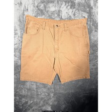 Wrangler Mens Carpenter Shorts Size 38 Brown Workwear Utility Cotton Blend