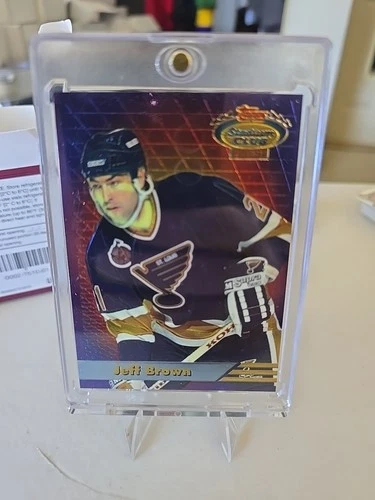 1993-94 Topps Stadium Club - Finest Jeff Brown #2 Test Refractor