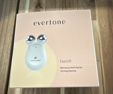 evertone EverLift Microcurrent Facial Device USB White for Wrinkles Jowls