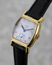 Elgin Tonneau Manual-Wind Vintage Wristwatch