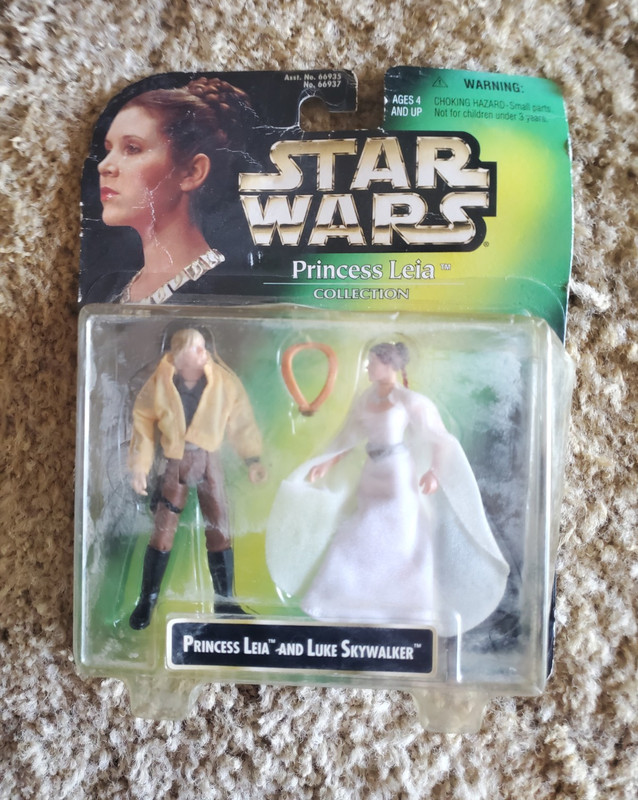Kenner Star Wars Princess Leia Collection Leia & Luke Skywalker 1997