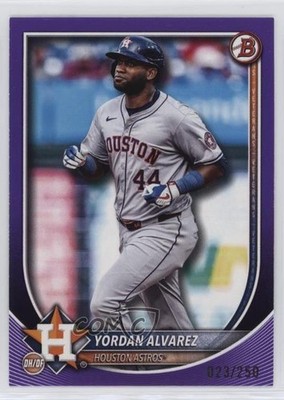 2025 Bowman Purple 23/250 Yordan Alvarez #25 11oh