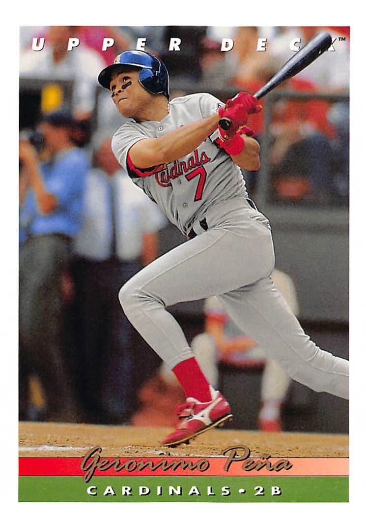 Geronimo Pena 1993 Upper Deck 331 St. Louis Cardinals Baseball Card