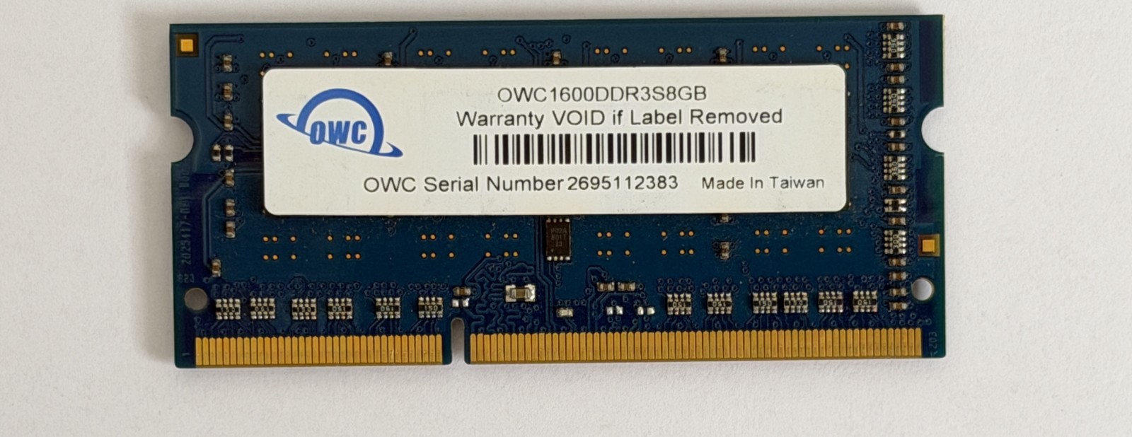 OWC USA DDR3L SO-DIMM 8GB PC12800 - 1600MHz OWC 1600DDR3S8GB