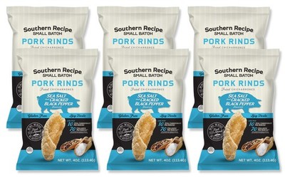 Small Batch Pork Rinds | Sea Salt & Cracked Black Pepper Chicharrones | Keto ...