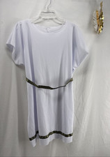 Ancient Roman Mythology Greek God Toga Halloween Costume Mens Adult up to XL