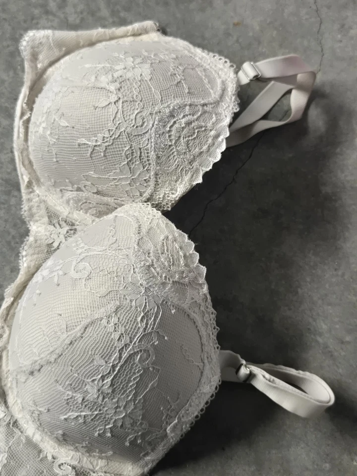 VICTORIA'S SECRET DREAM ANGEL С ПОДКЛАДКОЙ DEMI DEMI ДВОЙНОЙ БЮСТГАЛЬТЕР НА КОСТОЧКАХ РАЗМЕР 36DD - Изображение 2 из 4