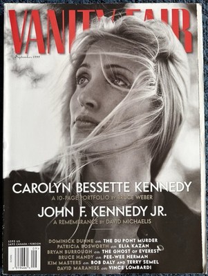 Carolyn Bessette Kennedy CBK JFK Jr. Vanity Fair September 1999 Paul Reubens