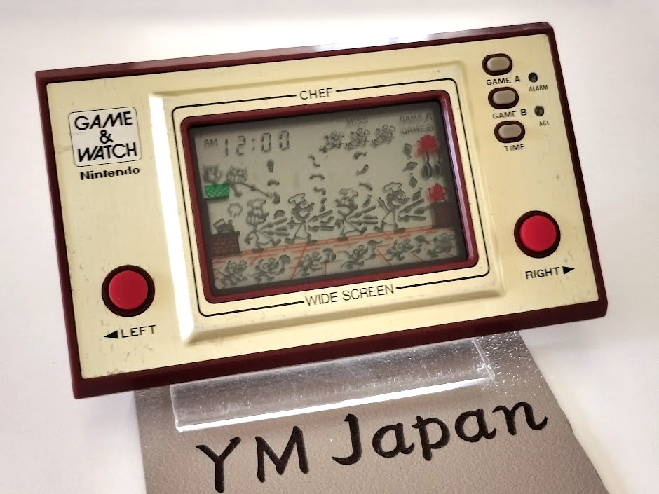 Nintendo ゲーム&ウォッチ FP-24 CHEF Nintendo FP-24 Chef Japan Game and Watch Used Vintage Retro LSI