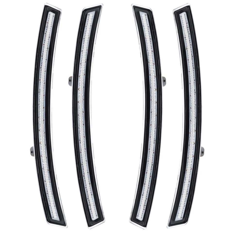 For Chevrolet Corvette C7 Concept Sidemarker Set - Clear Clear - No Paint - Image 2 of 4