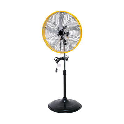 4900 CFM 20'' Industrial Pedestal Fan, 3-Speed Oscillating with Drum Head