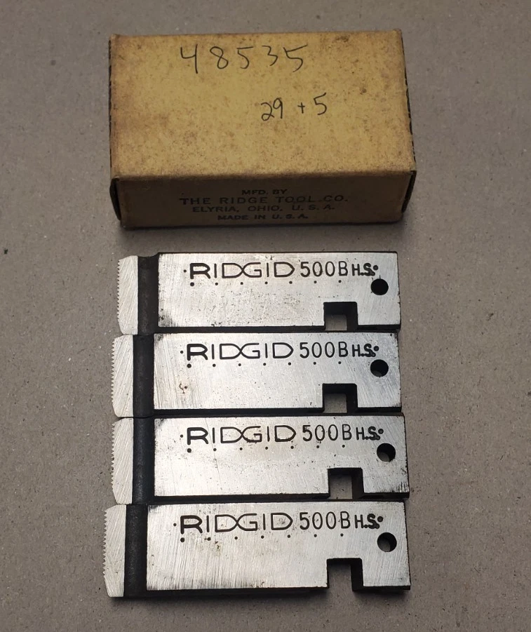 Ridgid Bolt Dies 48535 500B 1/4"-28 NF High Speed - Image 2 of 4