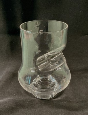 Glass Cigar Whiskey Snifter w/Built-In Cigar Rest by Brookstone