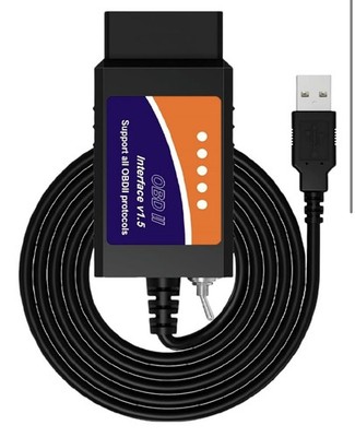 ELM327 USB Interface OBDII OBD2 Diagnostic Auto Car Scanner Scan Tool Cable V1.5
