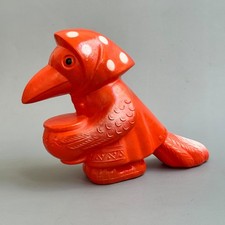 Share Vintage USSR Plastic Doll Granny Crow Soviet Decor