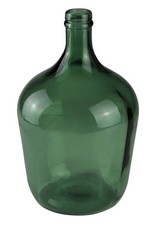 Bodenvase grün 30 cm Dekovase Handarbeit Design Vase Glas Tischvase mundgeblasen