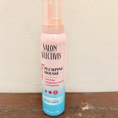 Salon Selectives 4 oz Plumping Mousse, Hair Spray, Anti-Frizz #3