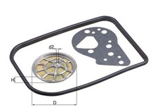 Hydraulikfilter Automatikgetriebe MAHLE HX 82D Filtereinsatz für AUDI VW 81 80 2