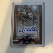 2023 Topps Museum Collection Gary Sheffield Autograph 1/10 AA-GS Yankees