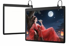 Glass Gaming Mouse Pad with LED Lights,Professional Esport Mousepad with Type...