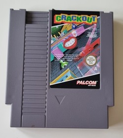 NES CRACKOUT NINTENDO VIDEO GAME ORIGINAL BOX, MANUAL, UK PAL