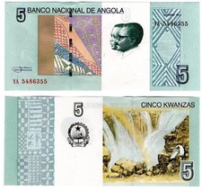 Angola - 5 Kwanzas 2012 ( 2017 ) UNC P. 151A Lemberg-Zp