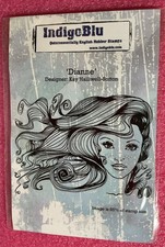 IndigoBlu roter Gummistempel "Dianne"