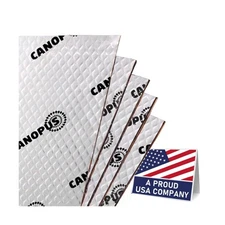 CANOPUS Sound Deadening Mat for Cars 50 mil 5 sqft, Pack of 5 Sheets Butyl So...