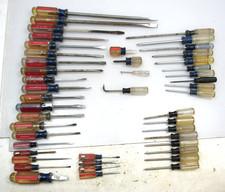 46 Vintage Craftsman Screwdriver Lot Slotted ...