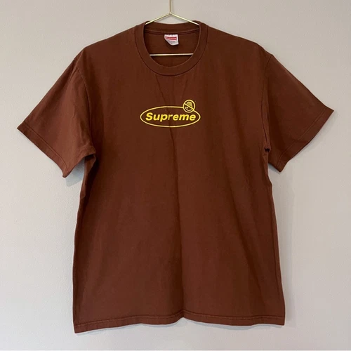 Tee shirt marron Supreme Warning taille M
