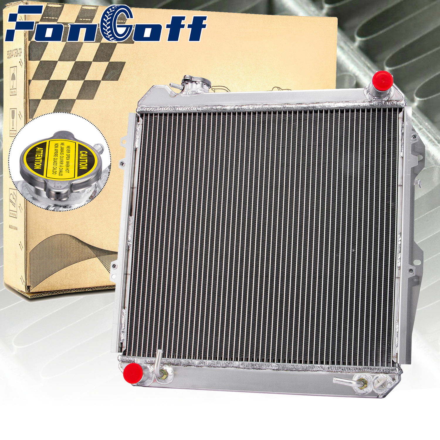 2-Row Aluminum Radiator for 88-95 Toyota 4 Runner SR5 Pickup DLX V6 3.0L Gas NEW