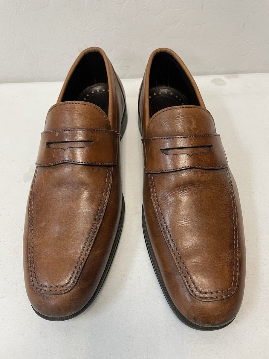 ALLEN EDMONDS Made in USA Georgetown Penny Loafer in Brown 