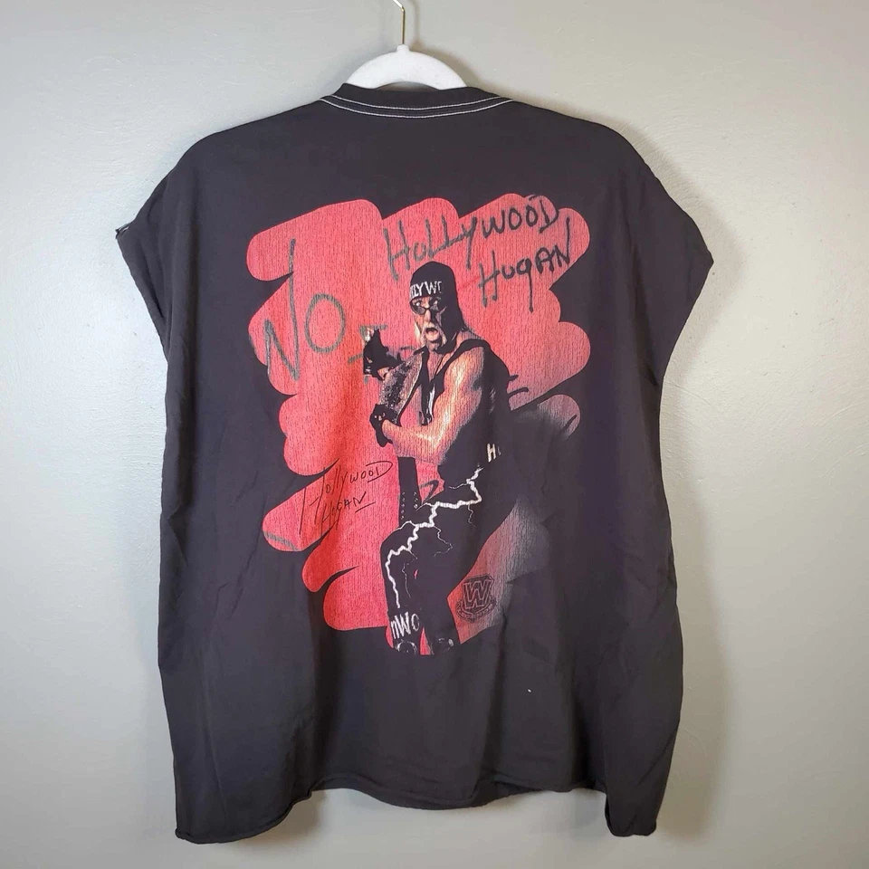 Camiseta sin mangas Hulk Hogan NWO 4 Life para hombre XL doble cara Foto 3 de 4