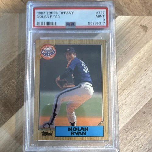 Topps 1987 Tiffany Nolan Ryan #757 Houston Astros PSA Baseball Card