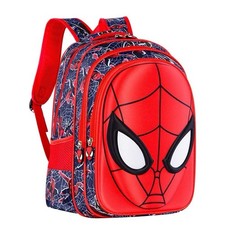 3D Spider-Man Large Size 16.5 Inches Backpack Top Quality  Waterproof BLUE  NEW
