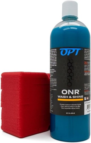 Optimum No Rinse Wash & Shine, 32oz with Big Red Sponge - Eco-Friendly Car Care - Picture 3 of 8