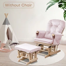 5 in 1 Removable Glider Cushions Set for Rocker Chair & Ottoman Washable Cover