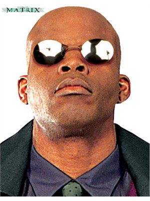Matrix Morpheus Costume Accessorio Occhiali da sole | eBay