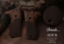 KSD Brand Walther P88 Compact Compatible Walnut Grips Dragon Skin