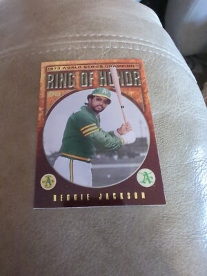 2009 Topps Ring Of Honor Reggie Jackson Oakland Athletics #RH42 HOF