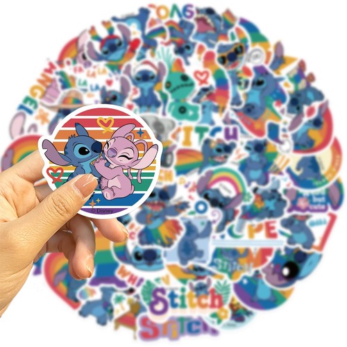 50 X Disney Lilo Stitch Movie Princess Phone Stickers Laptop Vinyl Decals UK NEW - Picture 7 of 15