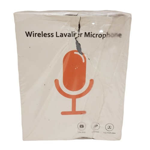 Wireless Lapel Lavalier Mini Microphone Audio Recording DAMAGED CHARGING CASE - Picture 14 of 24
