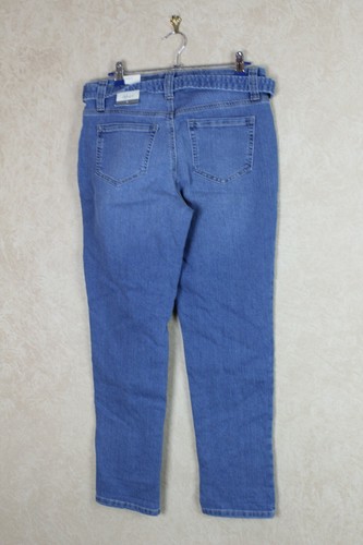 Style & Co New Women Skinny Ankle belted  Jeans Size 6 Mid Rise NWT __ R6F2 - Picture 3 of 4