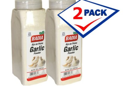 BADIA - Garlic Pwdr 16 oz / 1 lbs (2 PACK) - Ajo