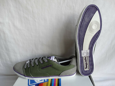 Supremebeing Slab Canvas/Suede Sneaker NEU grey-green EU 46 UK 12