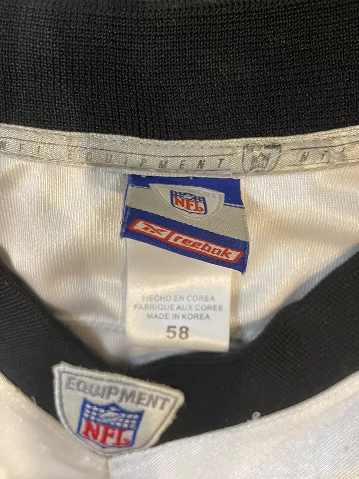 Camiseta blanca para hombre Reebok New Orleans Saints NFL Aaron Brooks #2 talla 58 Foto 3 de 4